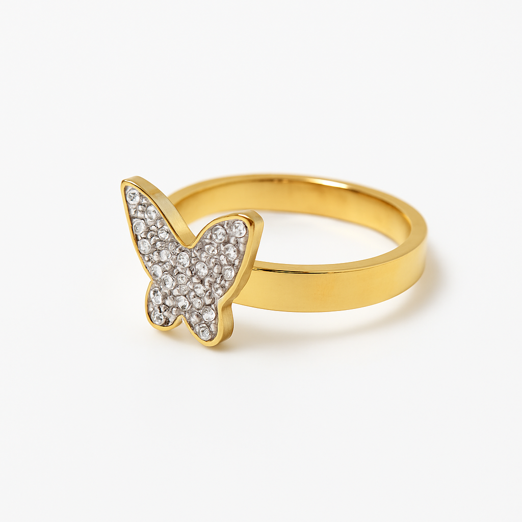 Diamond Stainless & Titanium Steel Ring