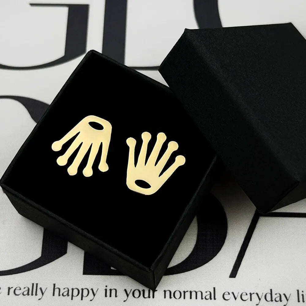 Luxury Queen King Crown studs