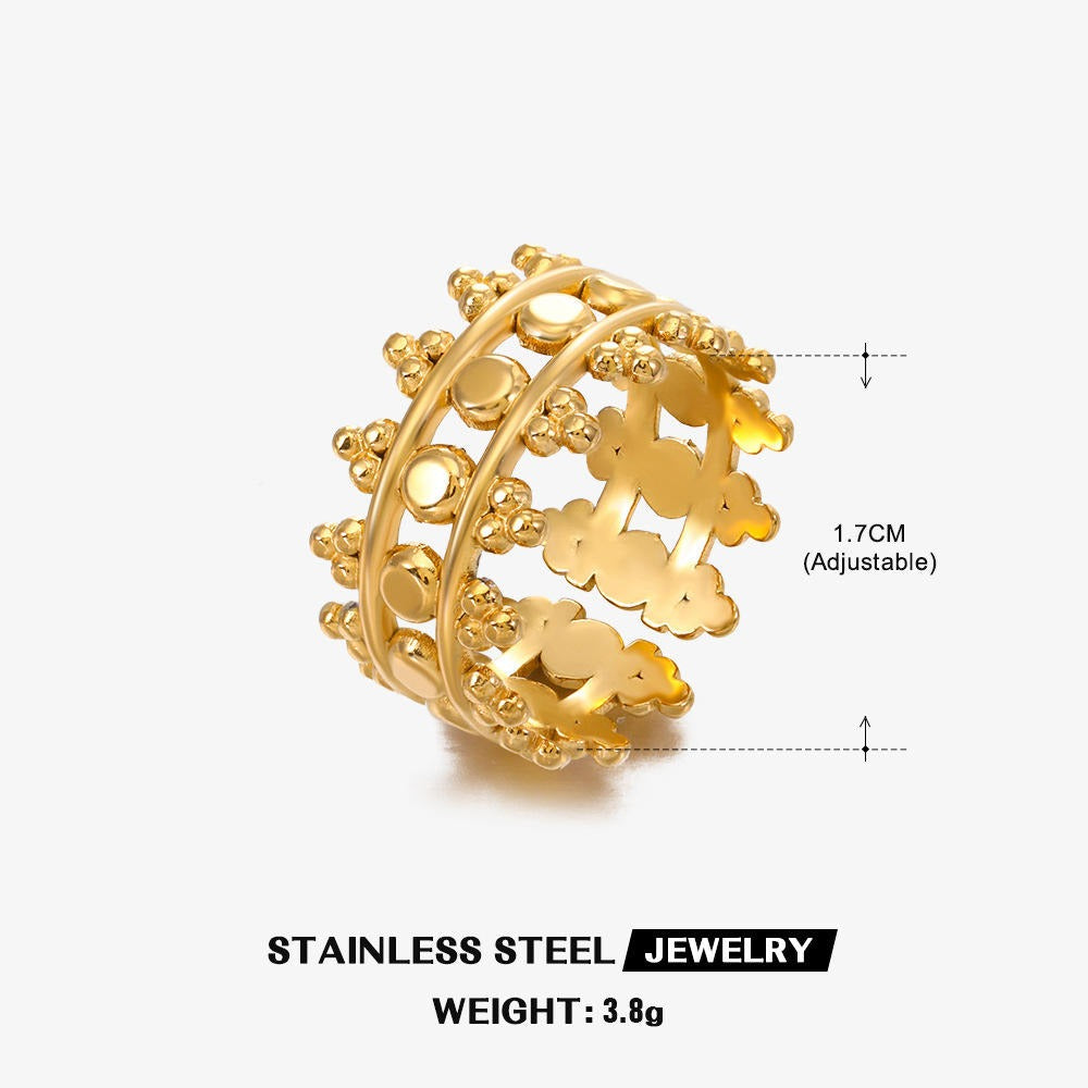 Statement Stainless Steel Ring