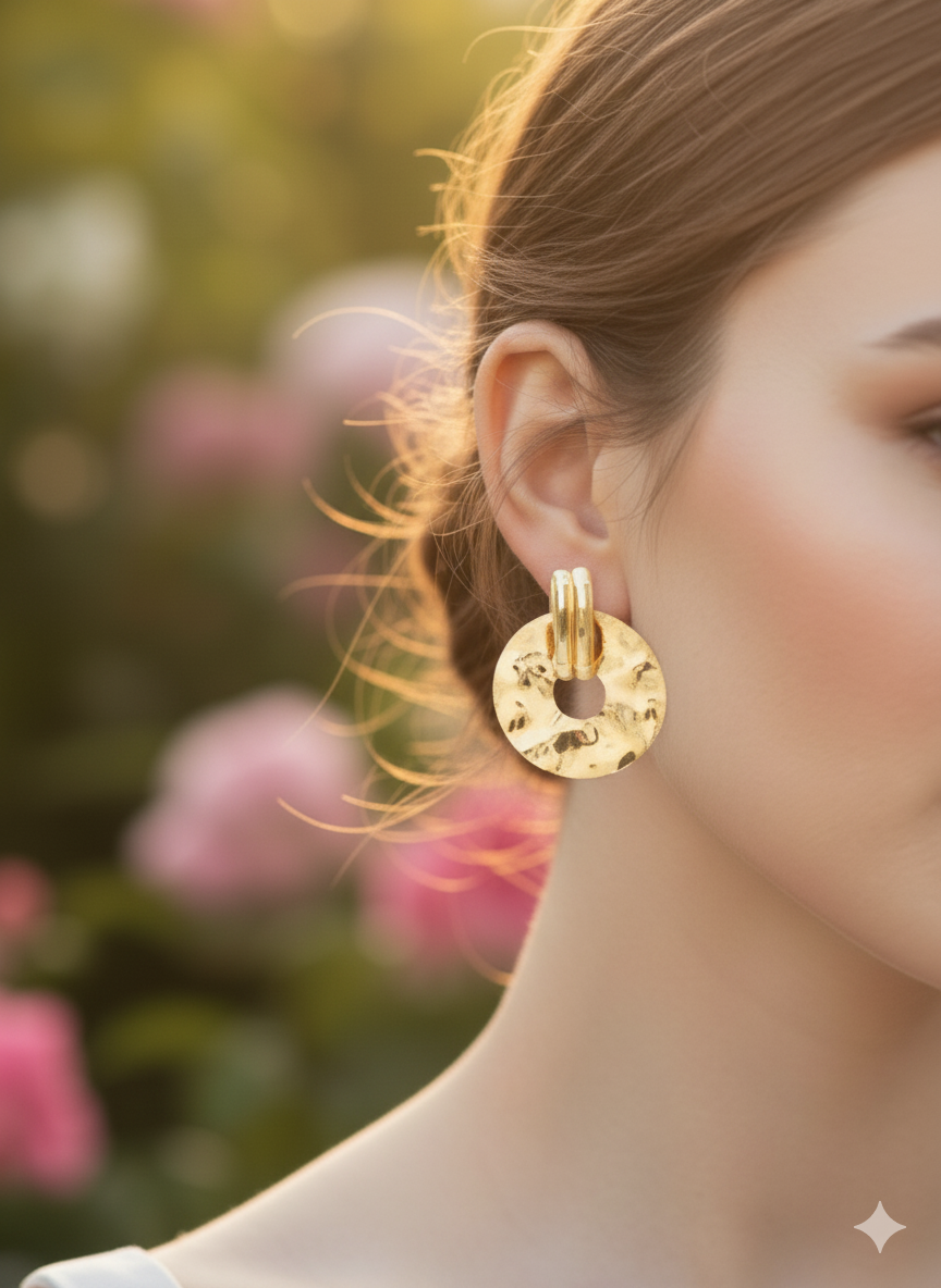 Greek Twist Hoop Earrings