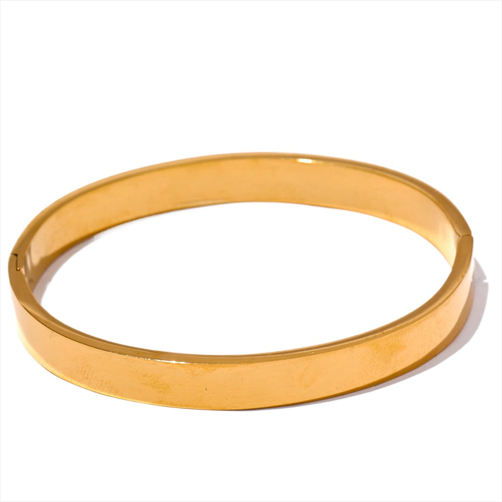 Gold Plated Plain Bracelet for Girls and Boys