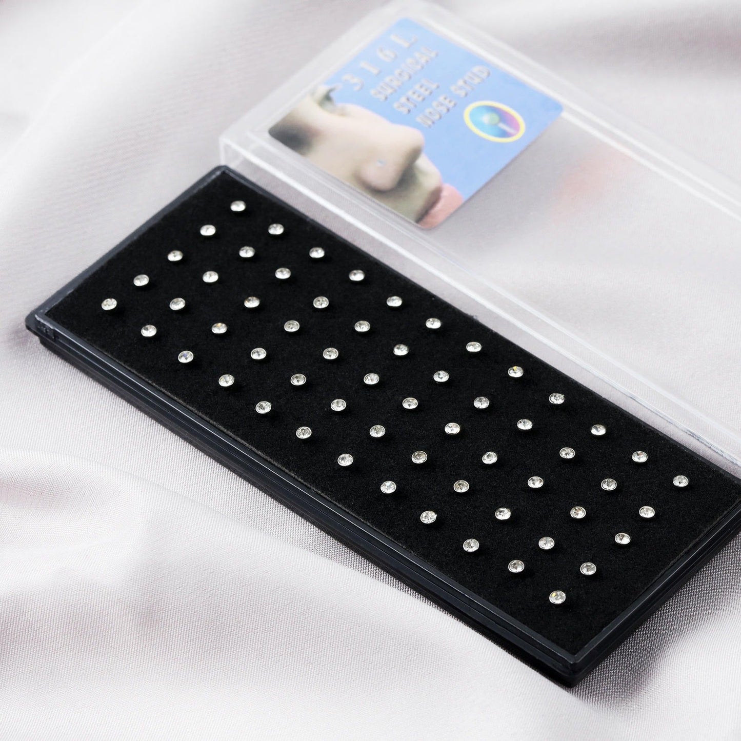 Hot Sale Diamond Fashion Nose Studs Titanium Steel Nose Ring Body Piercing Jewelry