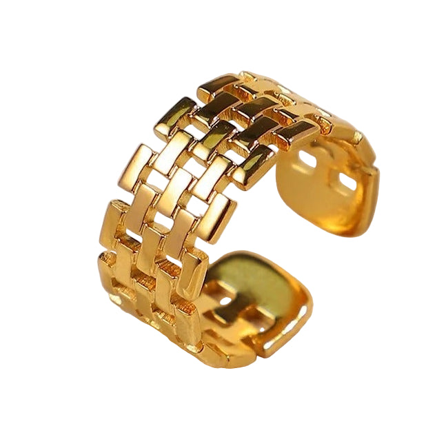 Multi-layer Geometric Brick-shaped Ring