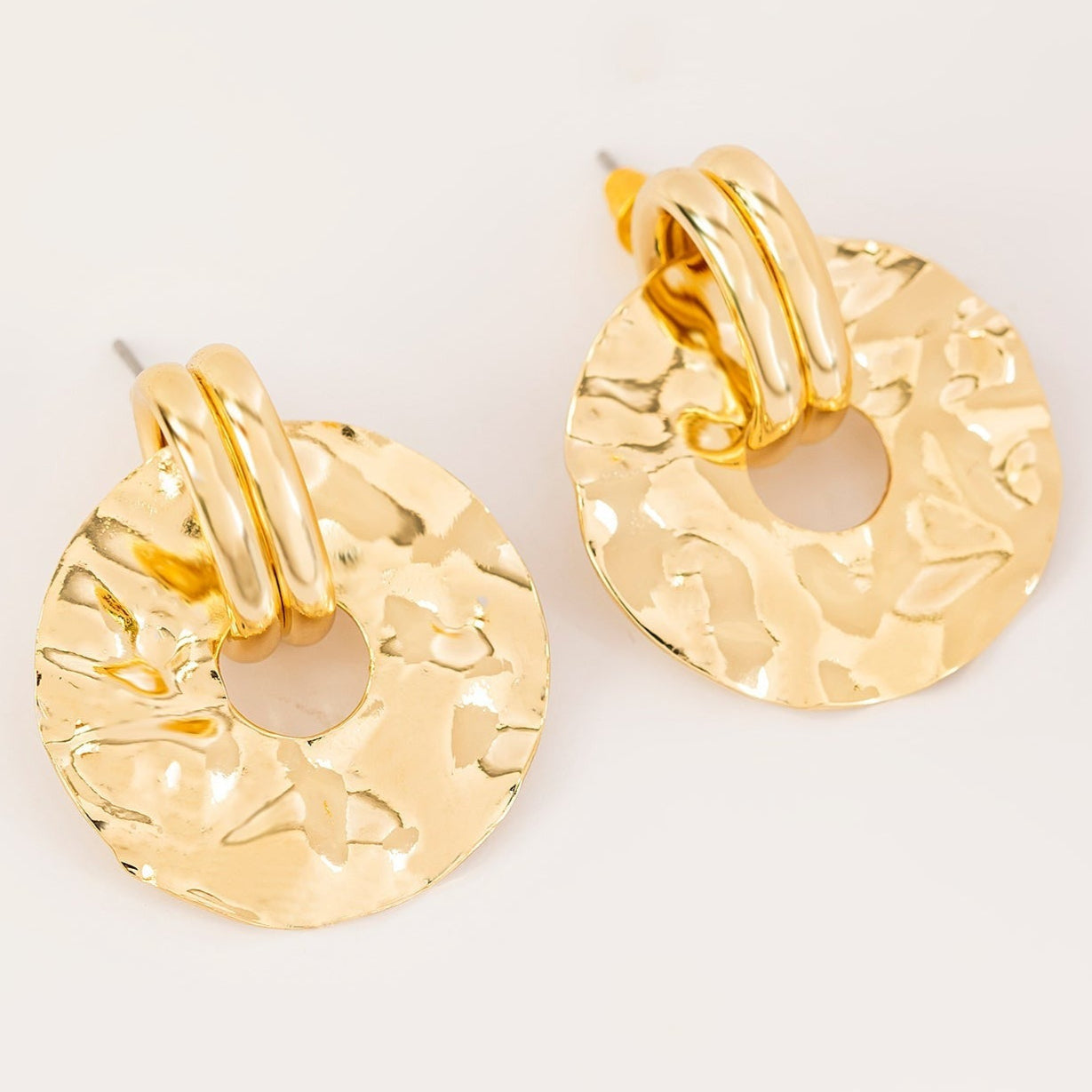 Trendy Irregular Gold Earrings for Women Unique Design and Elegant Look