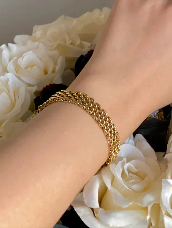 ROWENA GOLD PLATED BRACELET