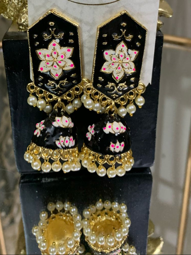 Meenakari Jhumka for girls