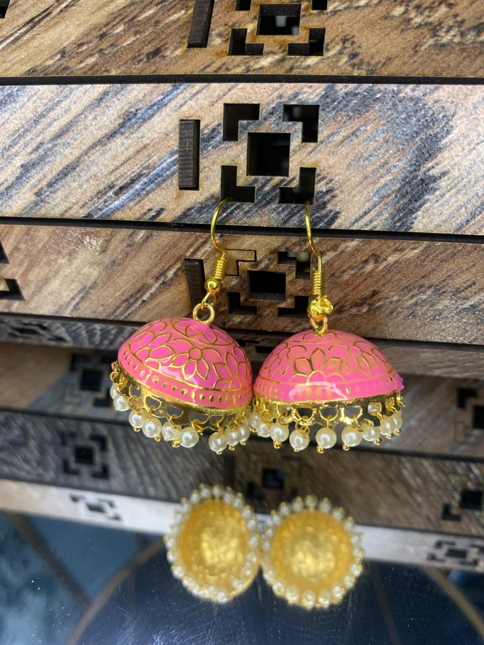 Indian Meena Kumari Bell Earrings