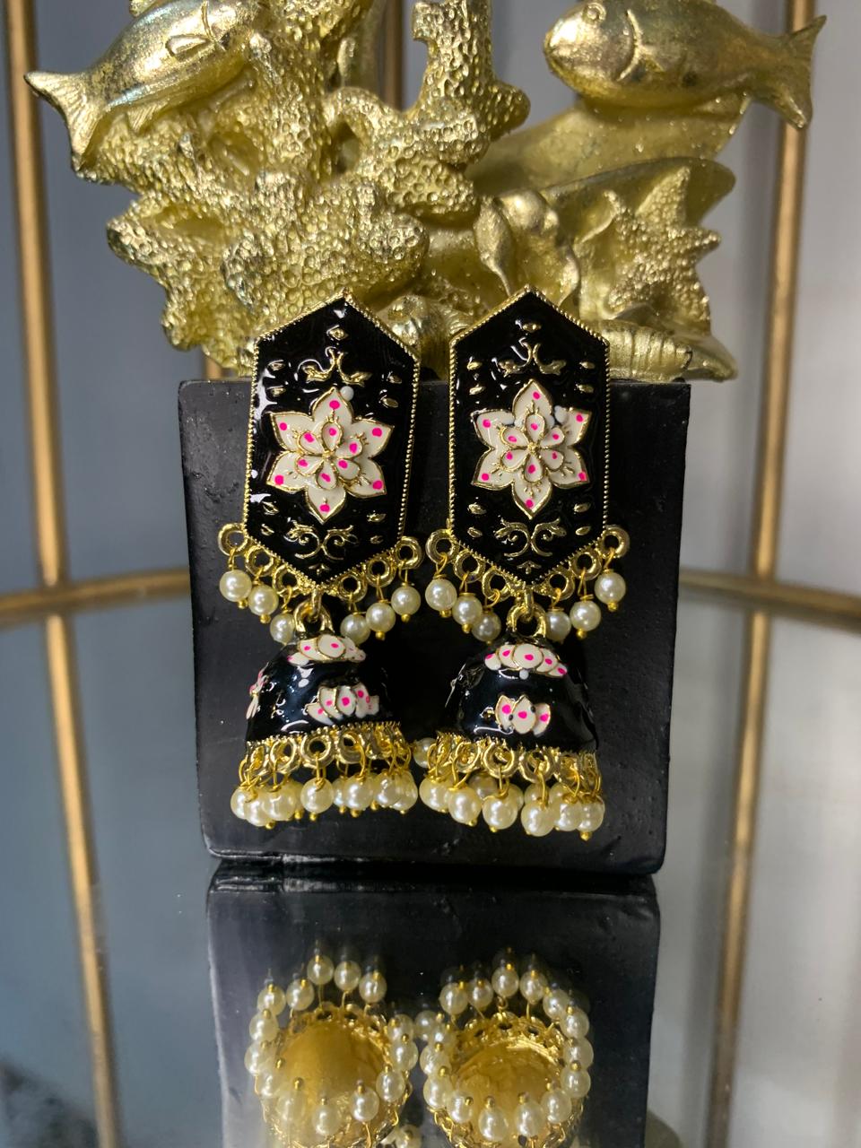 Meenakari Jhumka for girls