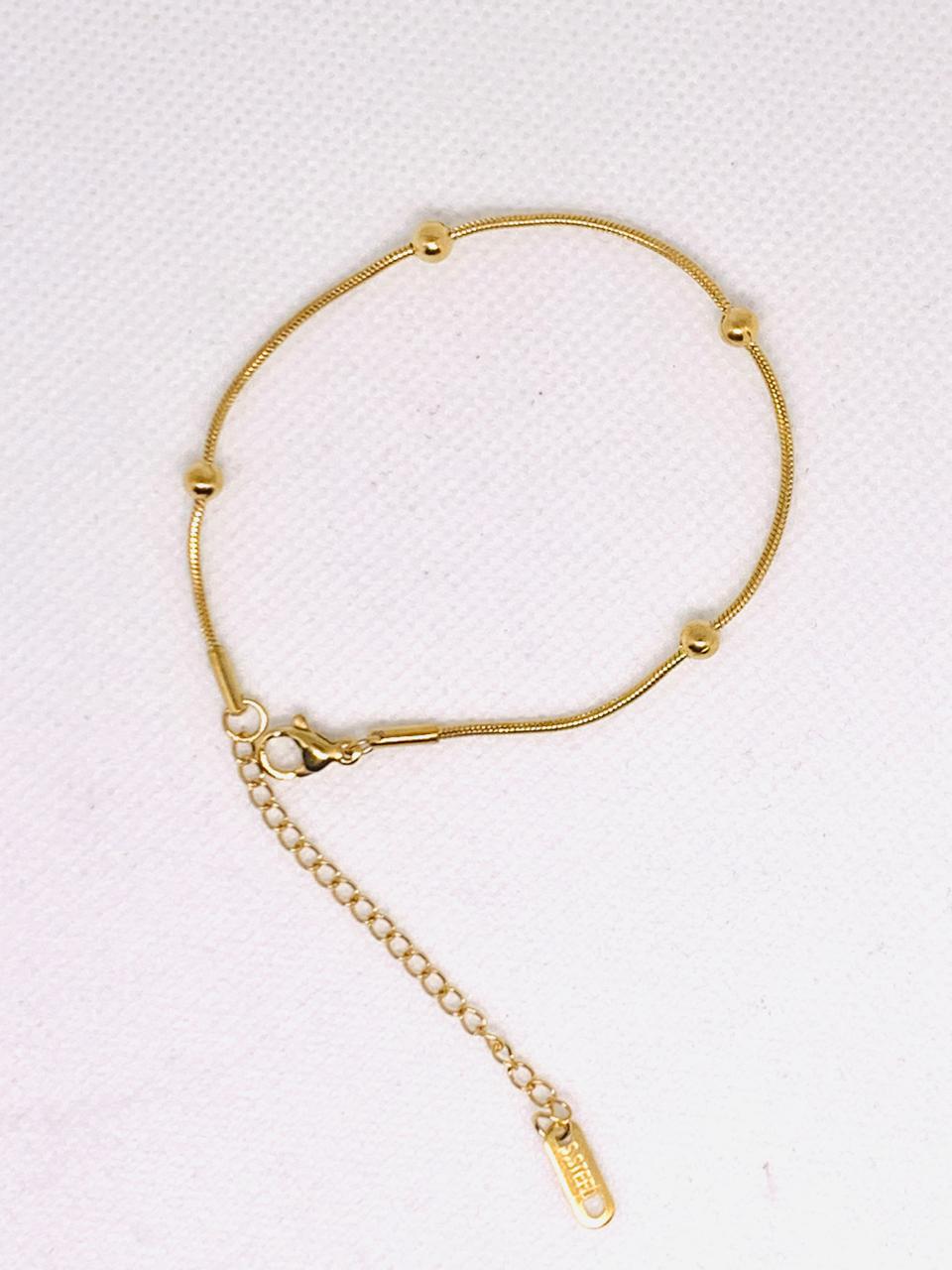 Stainless Steel Beads Anklet Leg or Bracelets