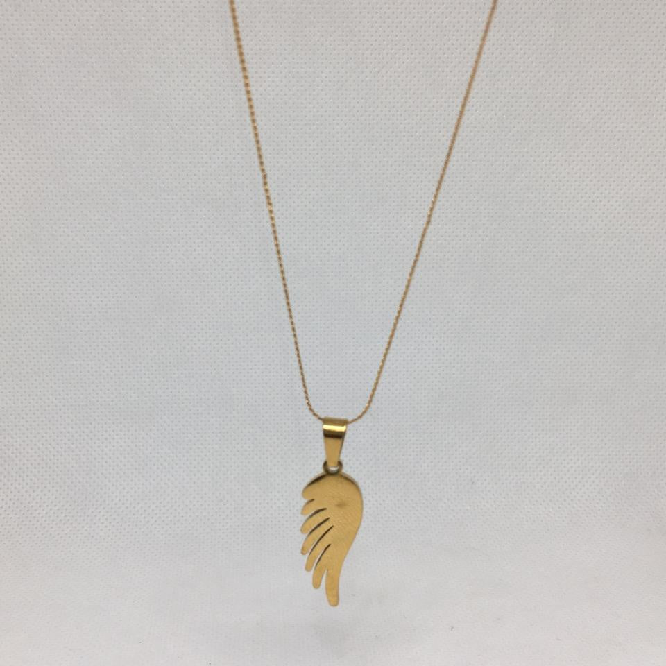 charm Angel wing stainless Steel Pendant