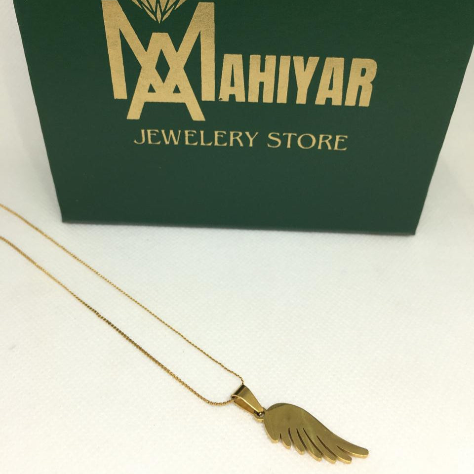 charm Angel wing stainless Steel Pendant