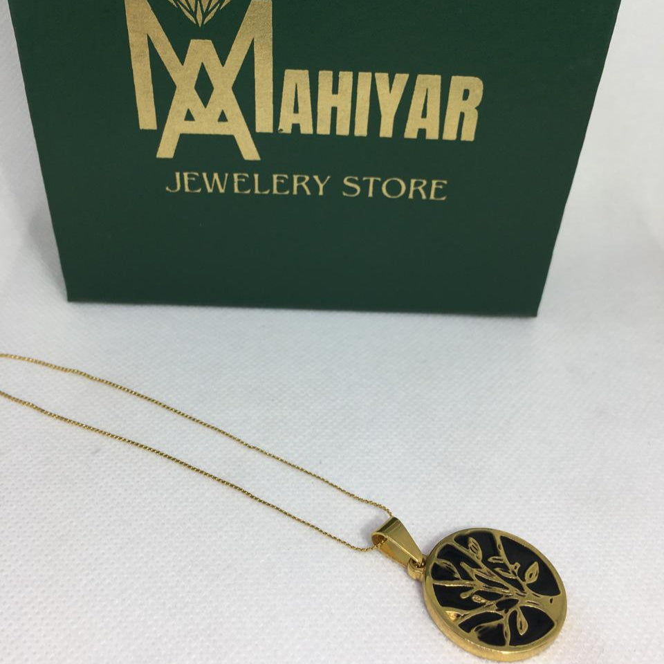 Tree of Life Necklace for Men Round