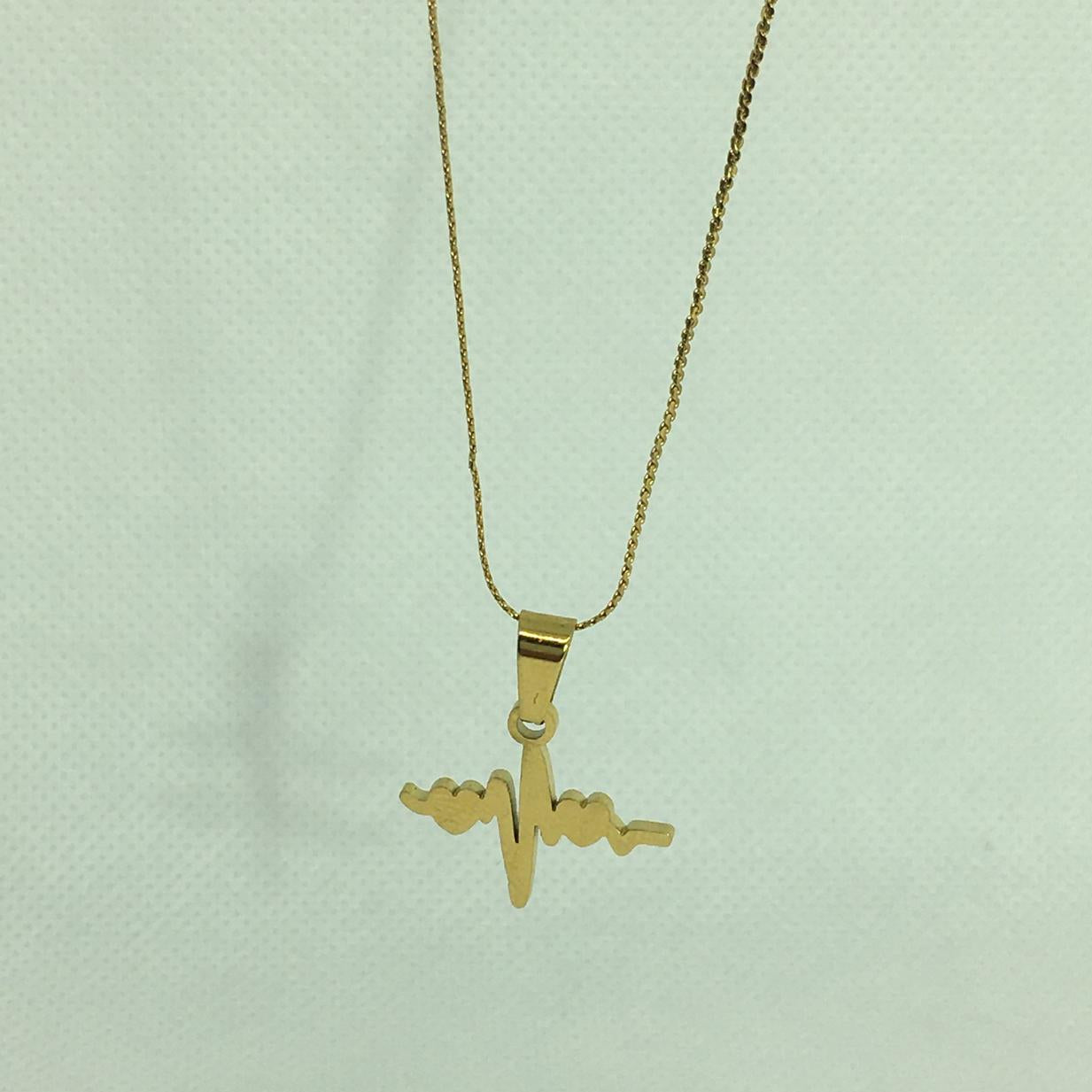 Premium Quality Stainless Steel Pulse Necklace Pendant