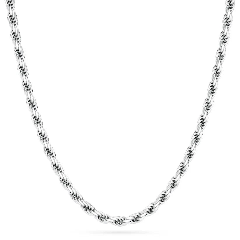 Elegant Stainless Steel Rope Chain Twisted