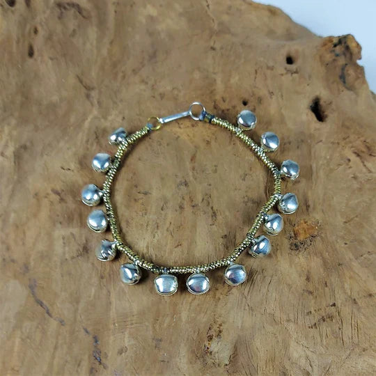 Oriental Kuchi anklet with bells