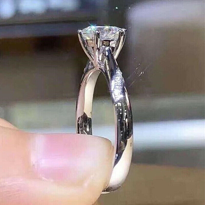 Silver Cubic Zircon Ring