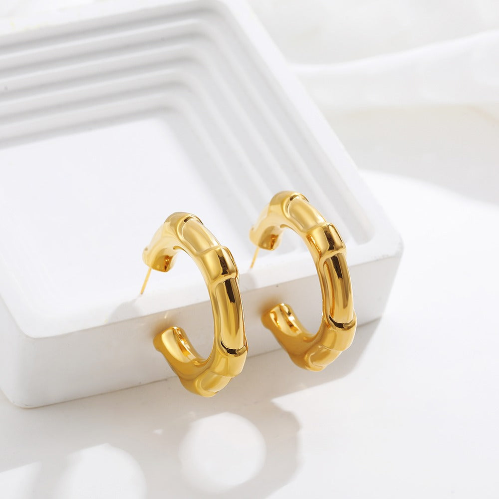 Stainless Steel Gold Plated Jewelry Hypoallergenic