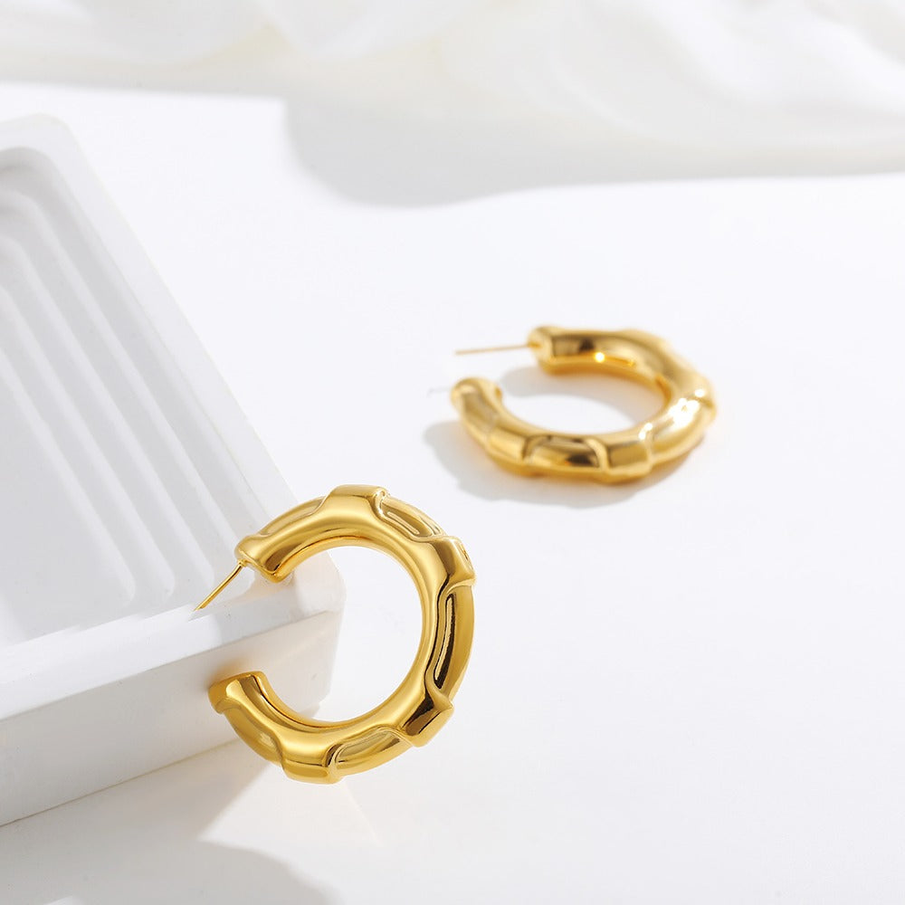 Stainless Steel Gold Plated Jewelry Hypoallergenic