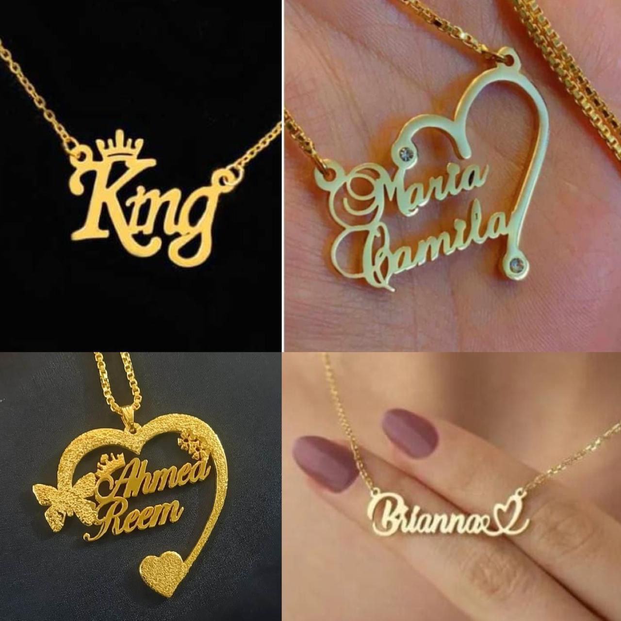 Customized Name Gold Plated Jewelry