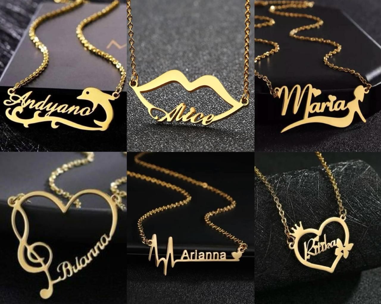 Customized Name Gold Plated Jewelry