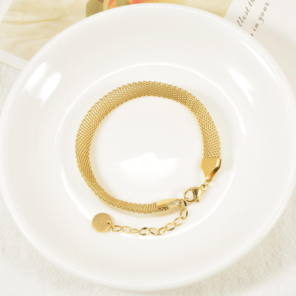 Soft Wide Band Strap Bracelet