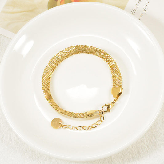 Soft Wide Band Strap Bracelet