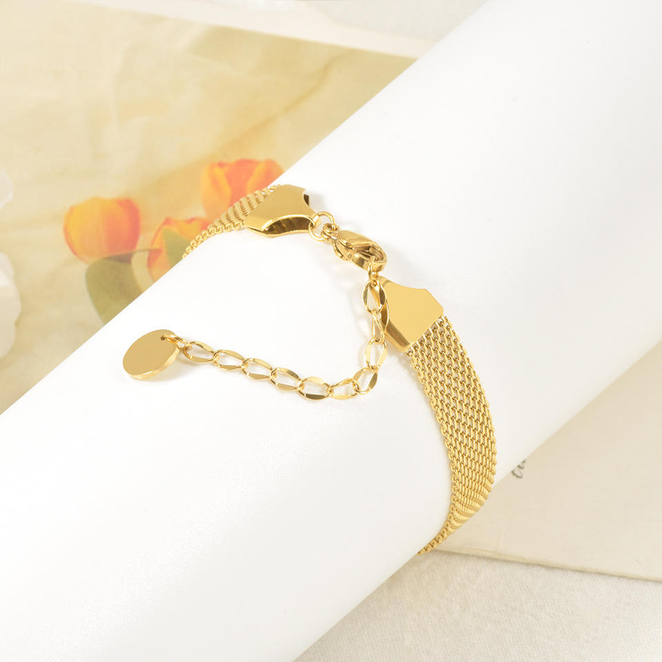 Soft Wide Band Strap Bracelet