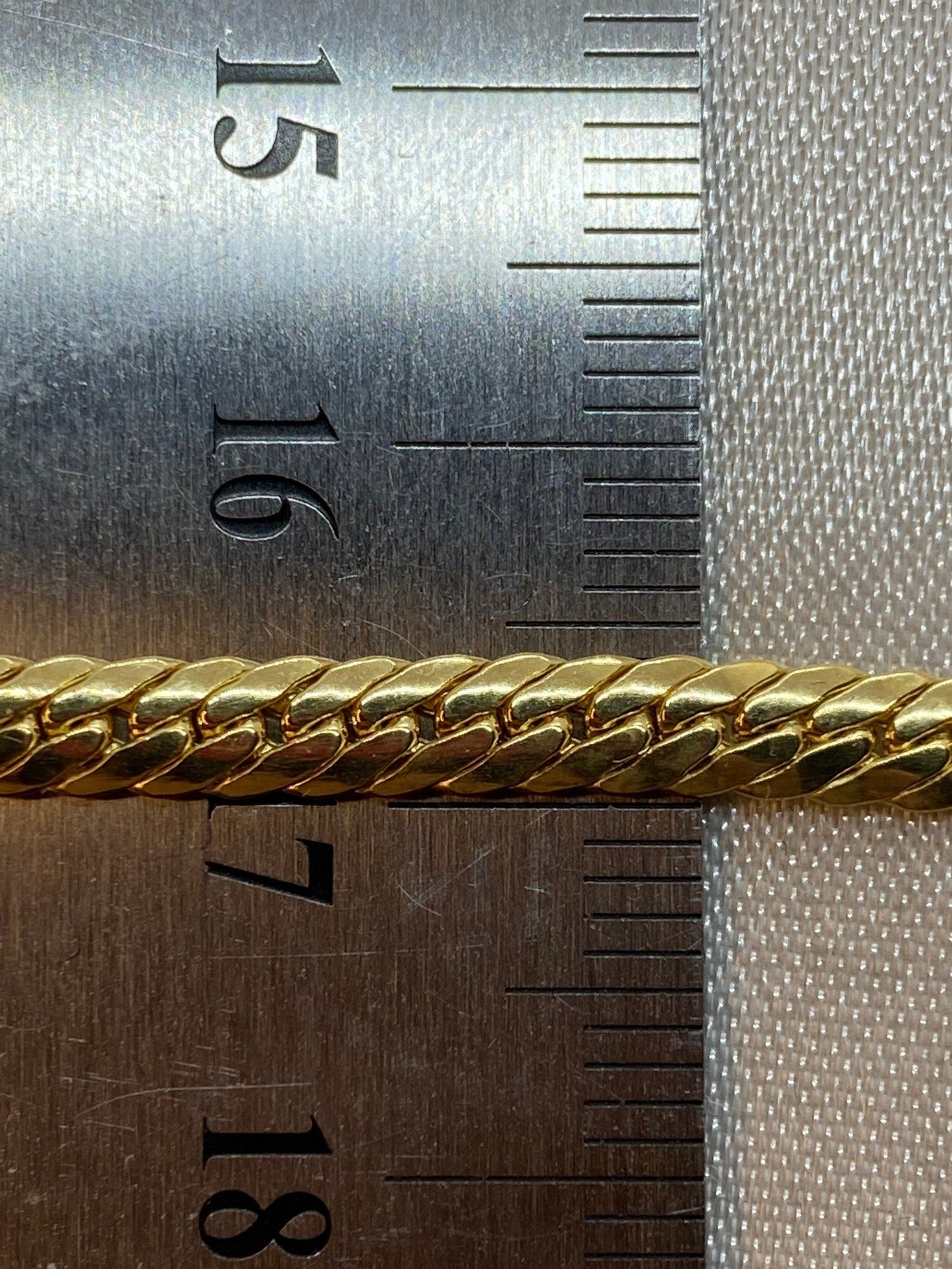 Curb Gold Chain and Bracelet Stainless Steel for Men and Women