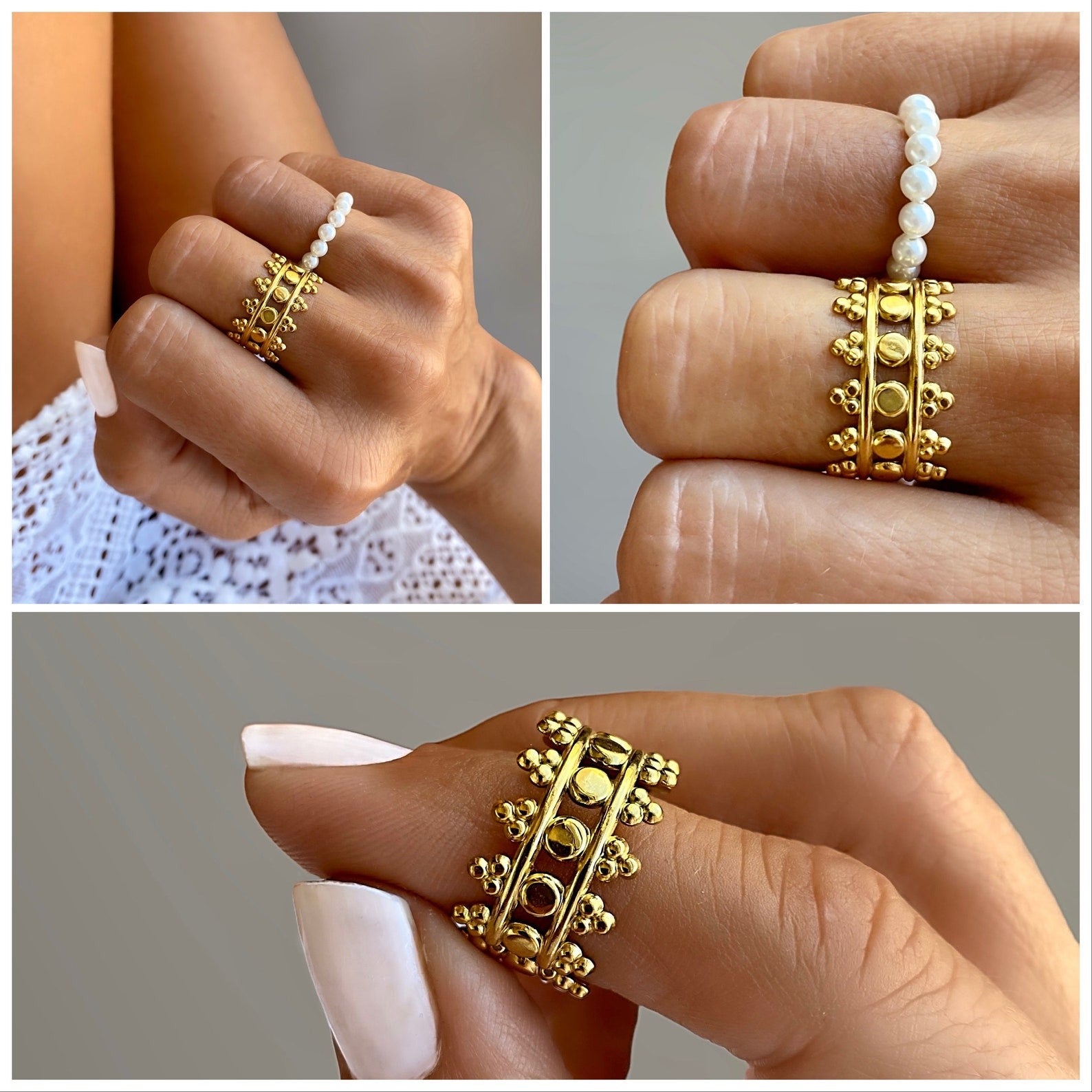 Statement Stainless Steel Ring