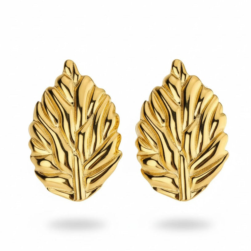 leaf earrings