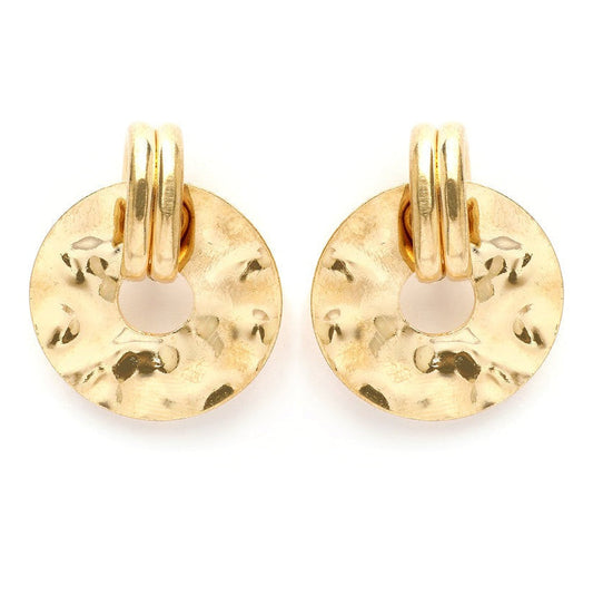 Trendy Irregular Gold Earrings for Women Unique Design and Elegant Look